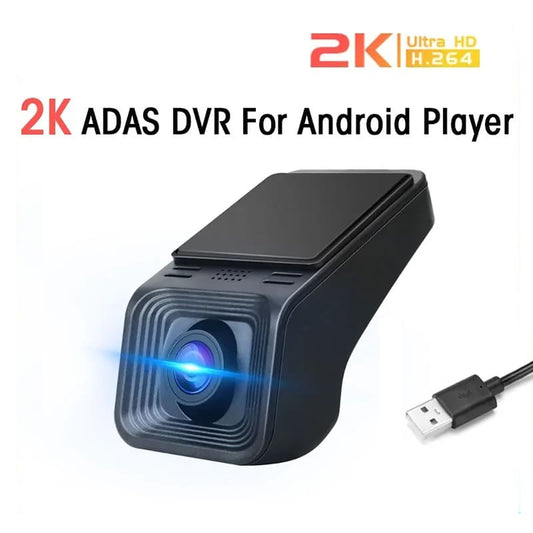 2K Full HD Car DVR Dash Cam with ADAS for Android Multimedia Player