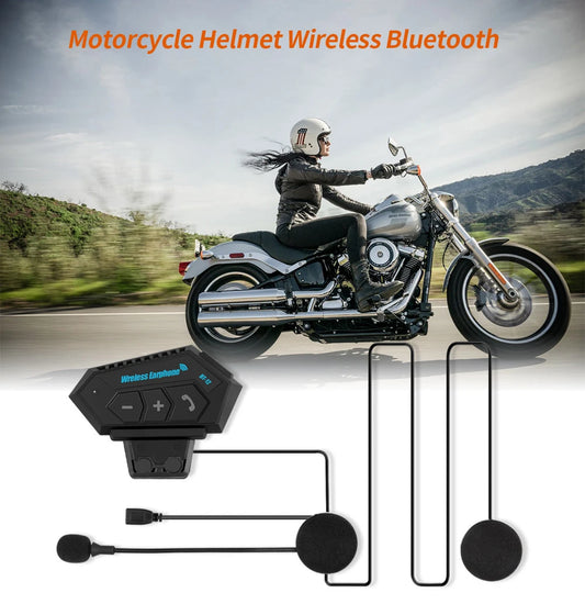 Easy-to-Use Bluetooth Helmet Intercom with Water Resistance