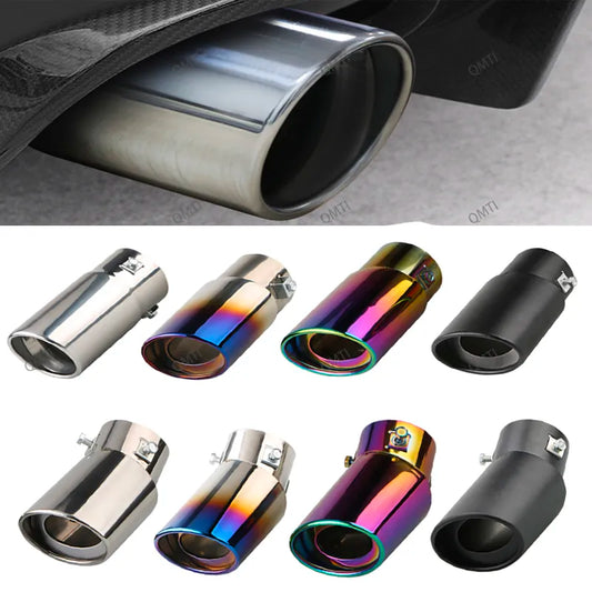 Universal Stainless Steel Exhaust Tip - 1.5-2.75 Inlet