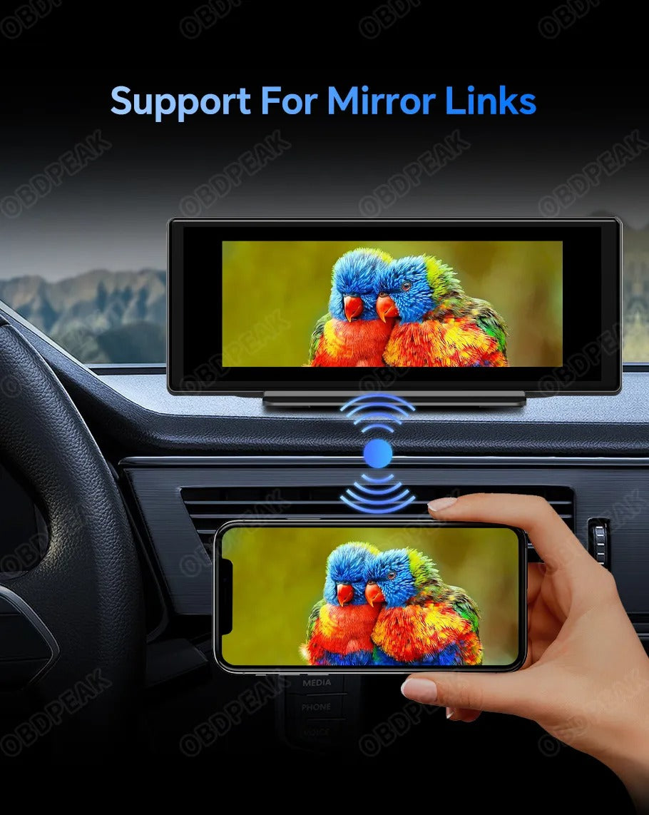 T30 10.26 Inch Android 12 Car Dash Cam Carplay Android Auto