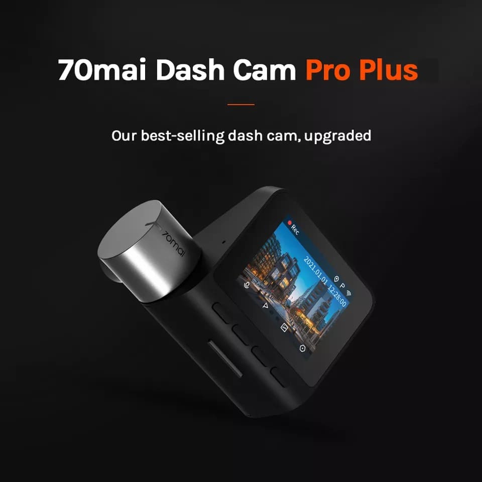 70mai Pro Plus A500S Dash Cam with GPS and Rear Interior Cam